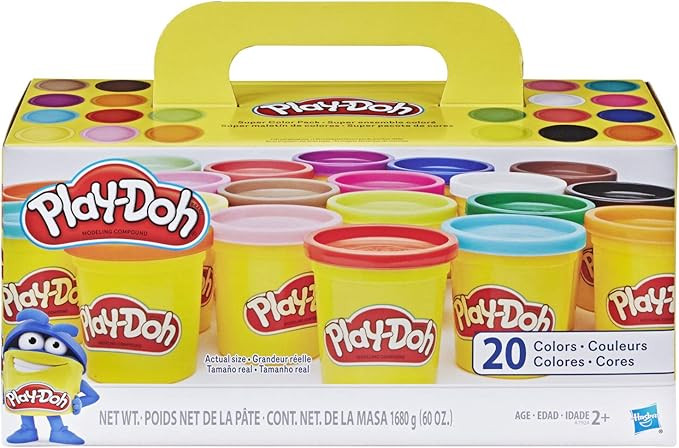 Hasbro A7924AS5 Play-Doh Super Color Pack of 20 Cans | Amazon (CA)