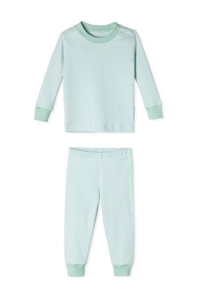 Baby Long-Long Set in Parisian Green | LAKE Pajamas