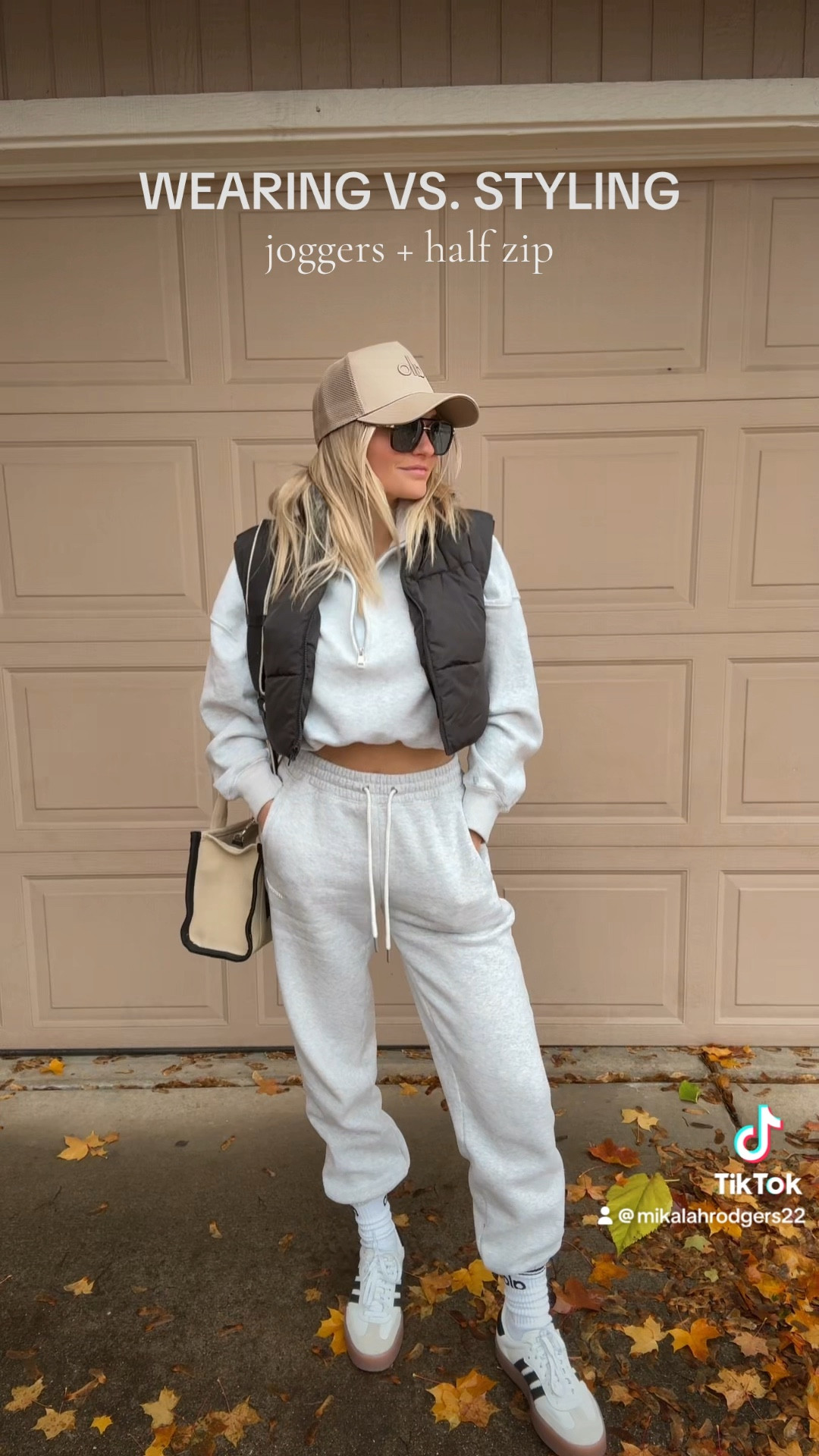 Wearing vs. Styling the essential Sunday sweat set! ✨