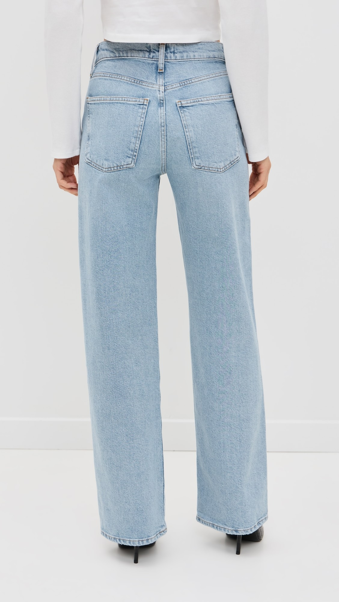 AGOLDE Harper Jeans Mid Rise Relaxed Straight | Shopbop | Shopbop