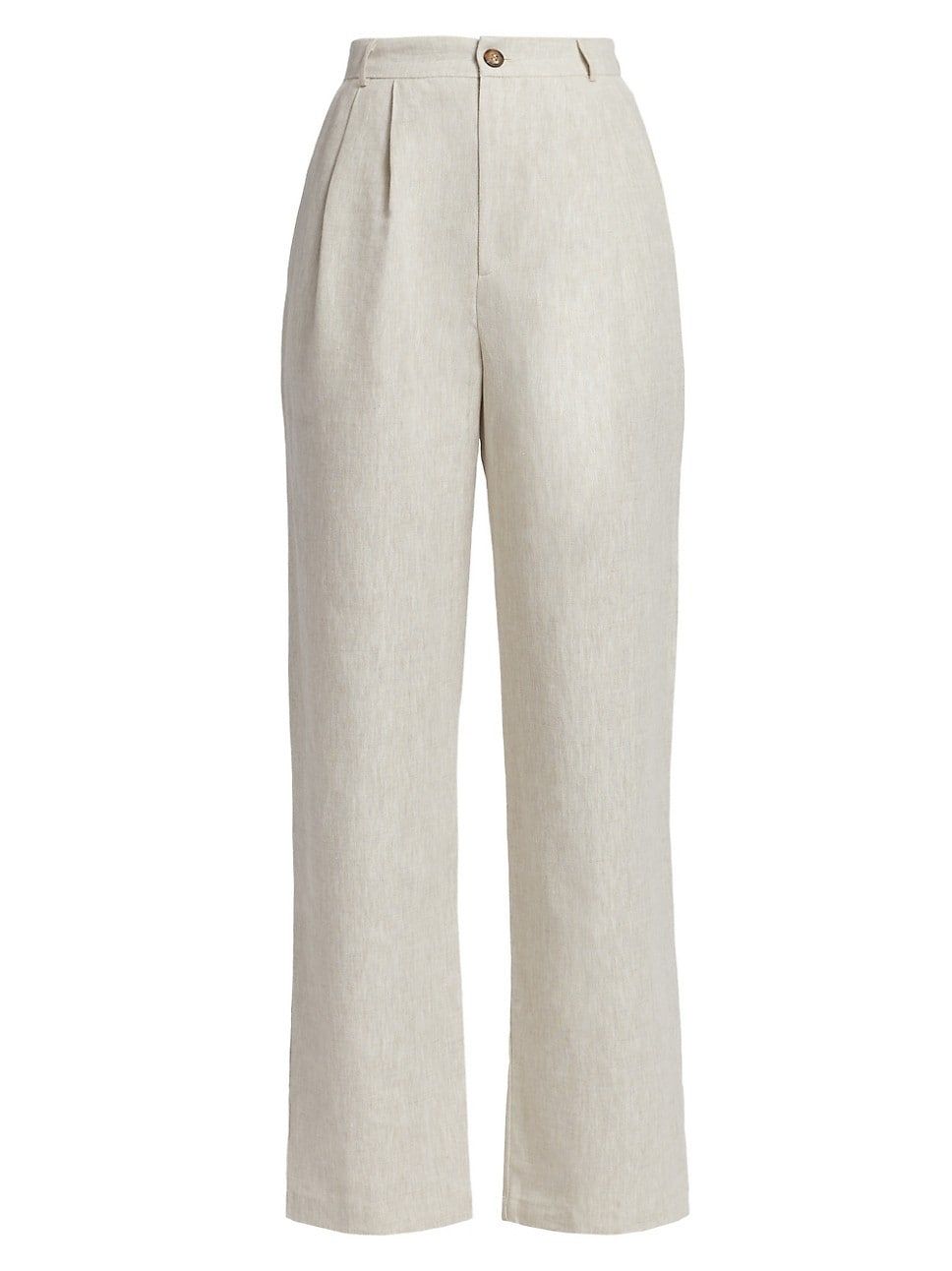 Mason Linen Straight-Leg Pants | Saks Fifth Avenue