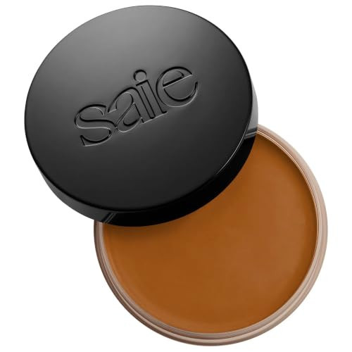 Saie Sun Melt Cream Bronzer - Buildable Balm Face Bronzer for Effortless Sculpting - Cream Contour Enriched with Vitamin C, Nourishing Skincare Ingredients & a Natural Finish - Medium Bronze (1 oz) | Amazon (US)