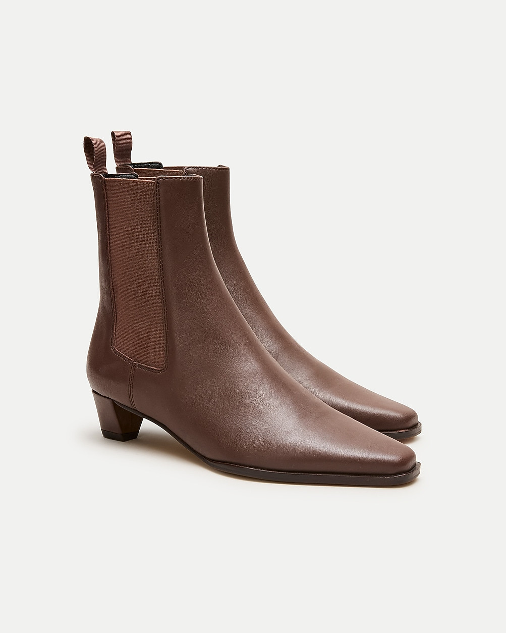Chelsea pull-on boots in leather | J. Crew US
