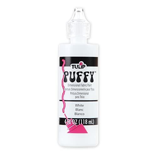 TULIP Dimensional Fabric Paint 16070 Dfpt 4Oz Puffy White, 4 Fl Oz (Pack of 1) | Amazon (US)