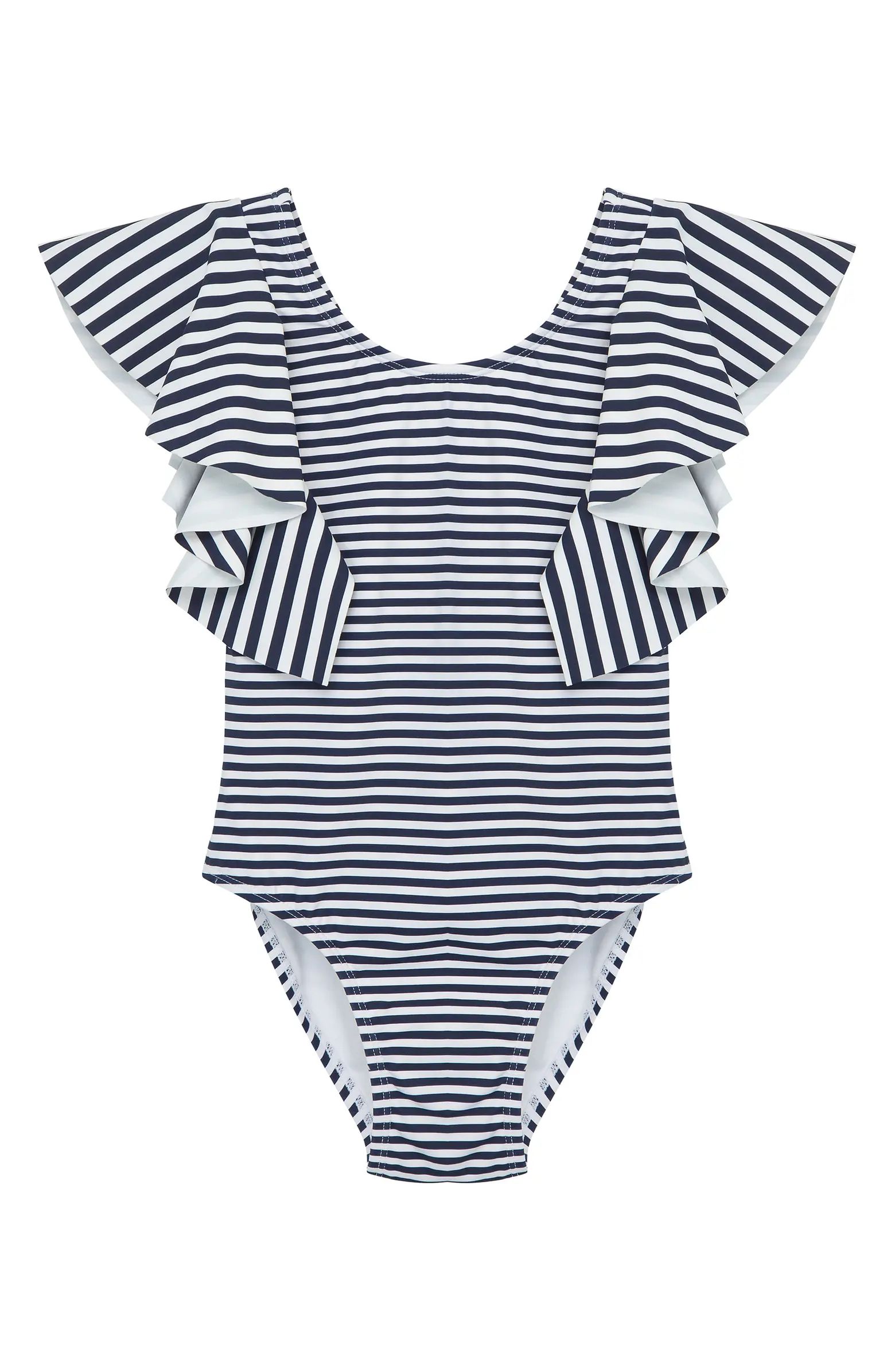 Kids' Malibu Stripe One-Piece Swimsuit | Nordstrom