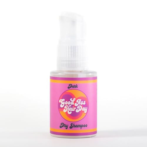 Good A- Hair Day Dry Shampoo Powder – Non-Aerosol, Talc-Free, All-Natural, Absorbs Oil, Refreshes Hair Between Washes, Handmade in USA, Dark | Amazon (US)