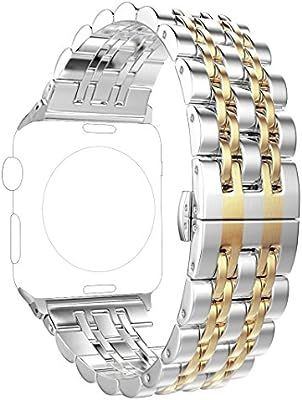ImmSss Band Compatible for Apple Watch Series 5 4 40mm 44mm / Series 3 2 1 38mm 42mm for Women Me... | Amazon (US)