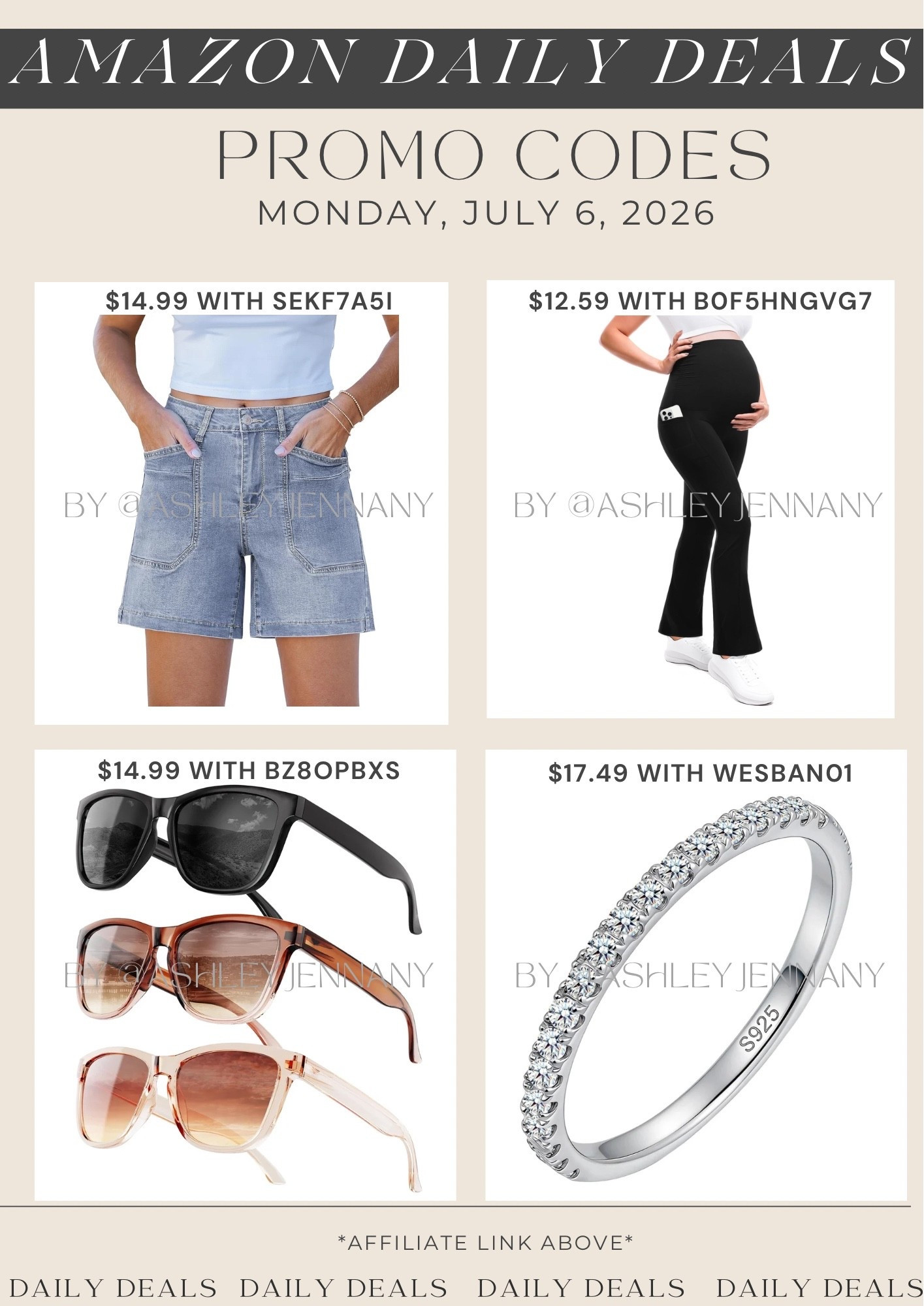 Amazon deals

#LTKSaleAlert #LTKMidsize #LTKootd