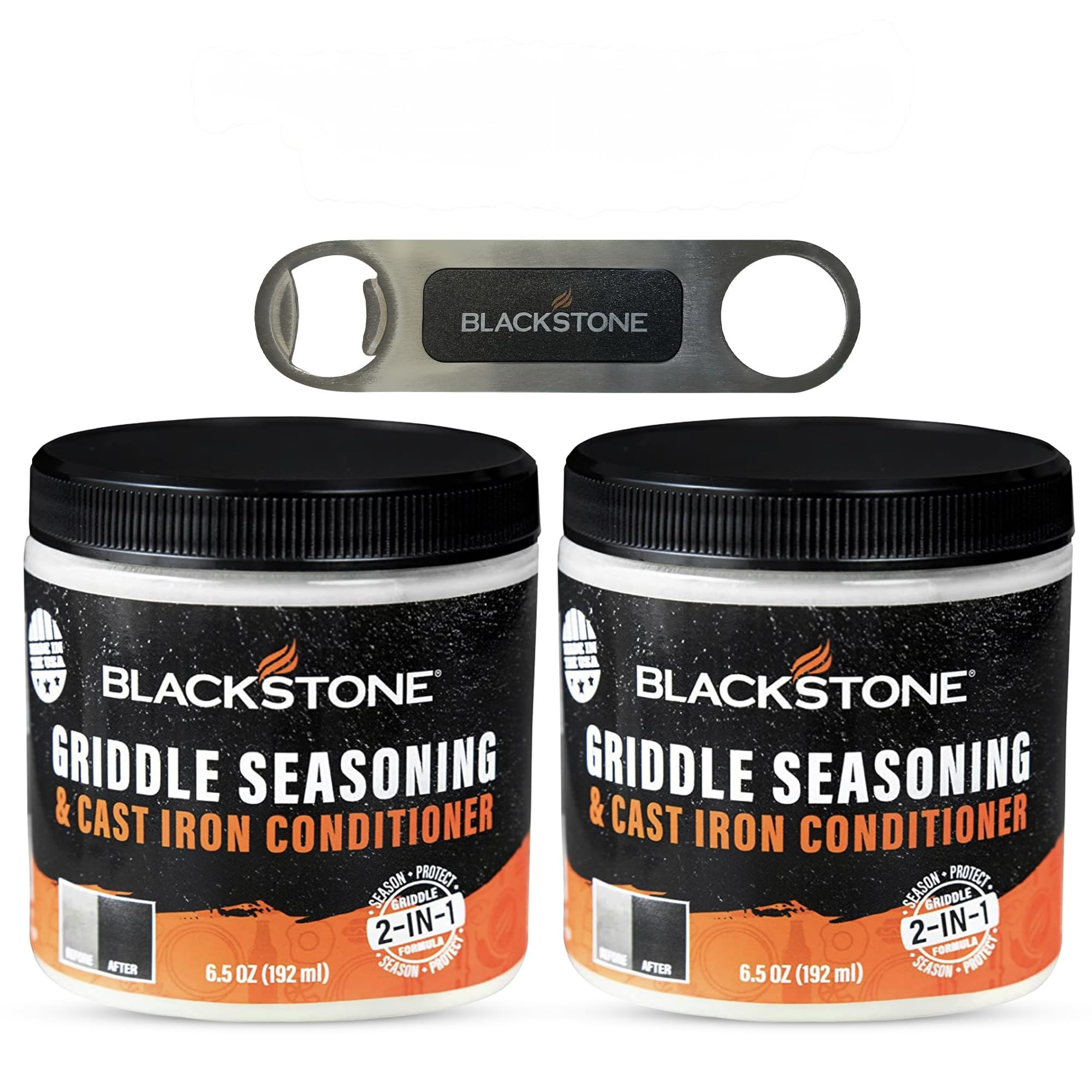 Blackstone 2-IN-1 Griddle & Cast Iron Seasoning Conditioner 6.5 OZ– Effective Seasoning Rub For... | Amazon (US)