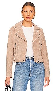 BLANKNYC Suede Moto Jacket in Bare It All from Revolve.com | Revolve Clothing (Global)