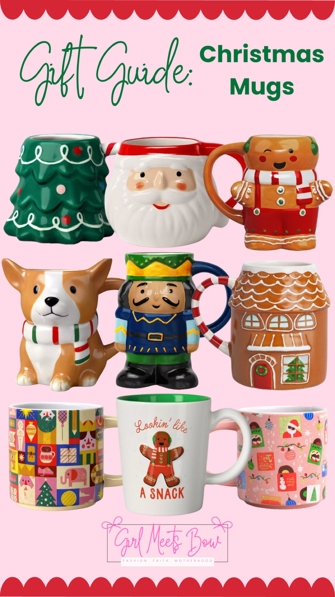 Christmas Mugs - all from Target and just $5! Holiday mugs. Coffee mug. 

#LTKHoliday #LTKHome #LTKGiftGuide