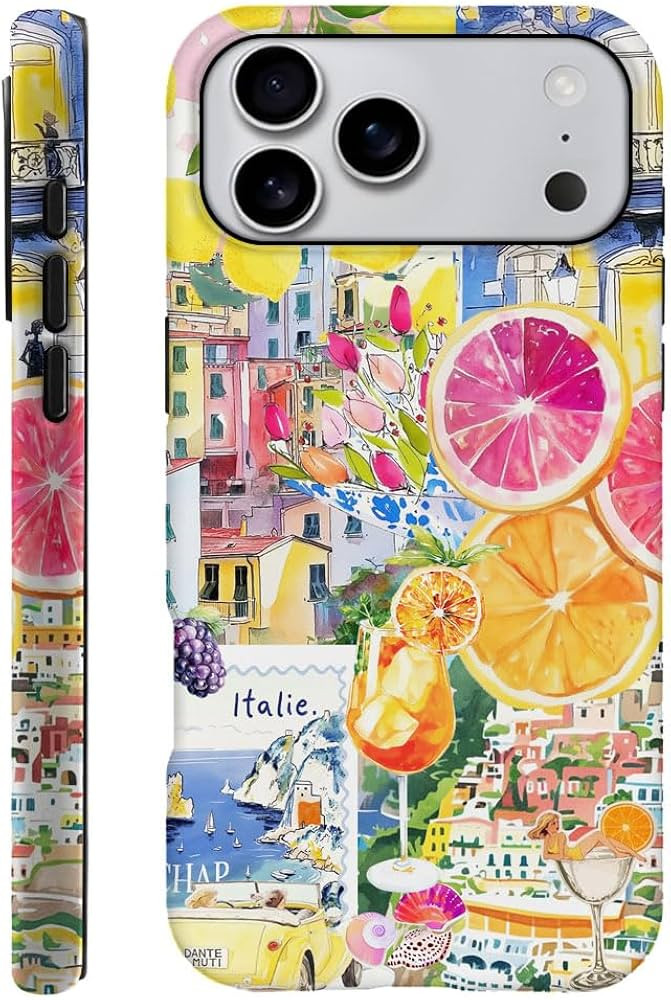 DAIZAG Case Compatible with iPhone 17 Pro Max,Durable Shock Protection Cover for Girl Women,Lemon... | Amazon (US)