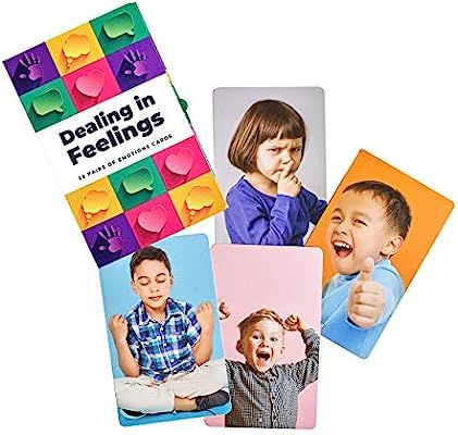 Dealing in Feelings Emotions Cards - Feelings Flash Cards for improving Social Skills Empathy and... | Amazon (US)