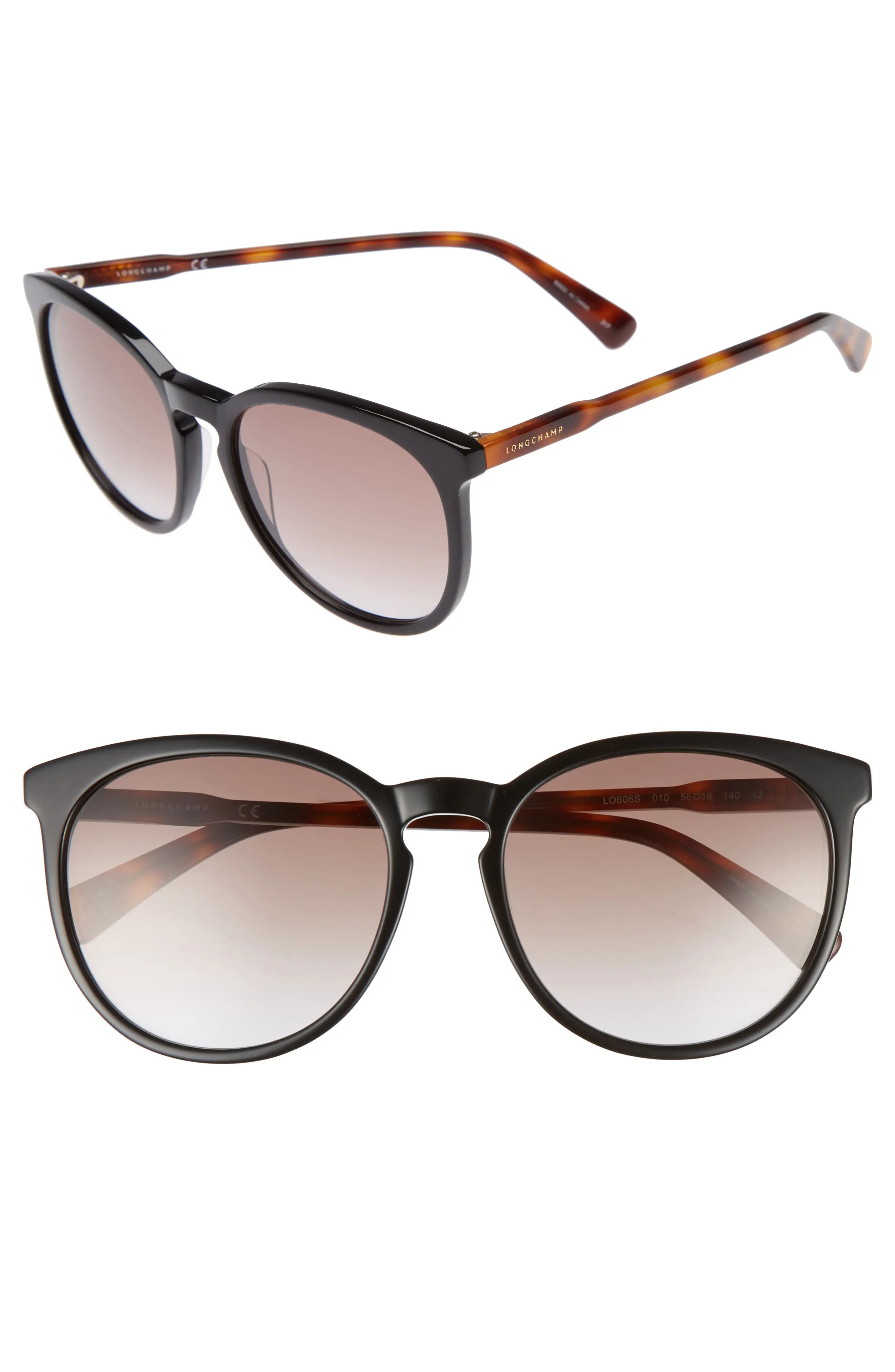 56mm Round Sunglasses | Nordstrom