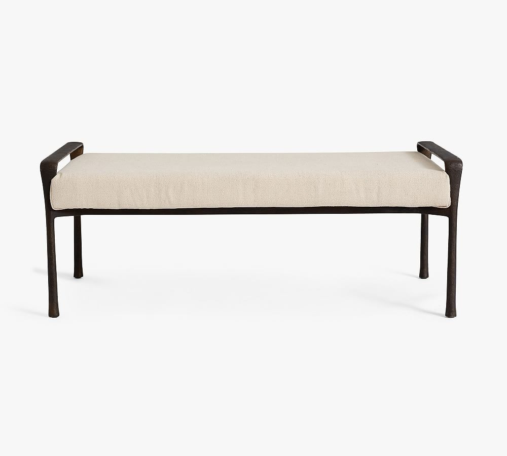 Bodhi King Bench, Bronze, 63.5""L | Pottery Barn (US)