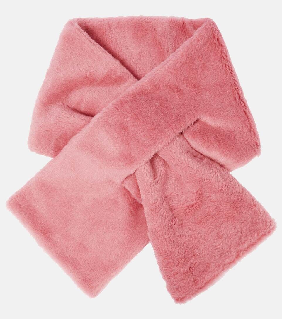 Full alpaca wool-blend teddy scarf | Mytheresa (US/CA)