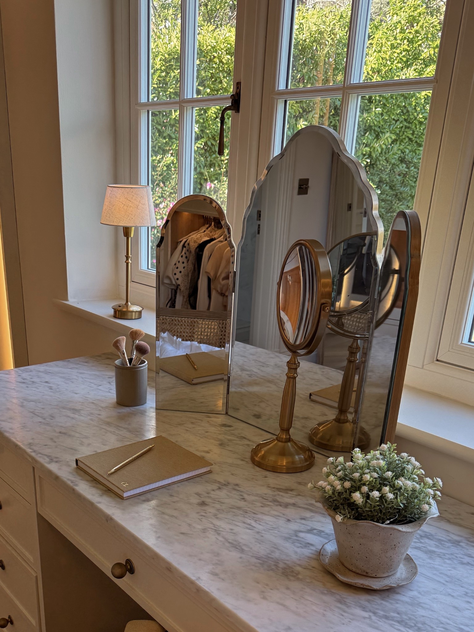 Triple vanity mirror 

#LTKhome #LTKuk #LTKspring