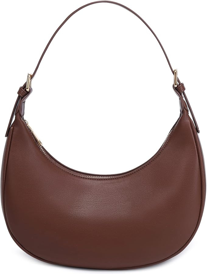 Fashion Small Crescent Underarm Shoulder Bag for Women Trendy Purse Hobo Handbags Clutch Crossbod... | Amazon (US)