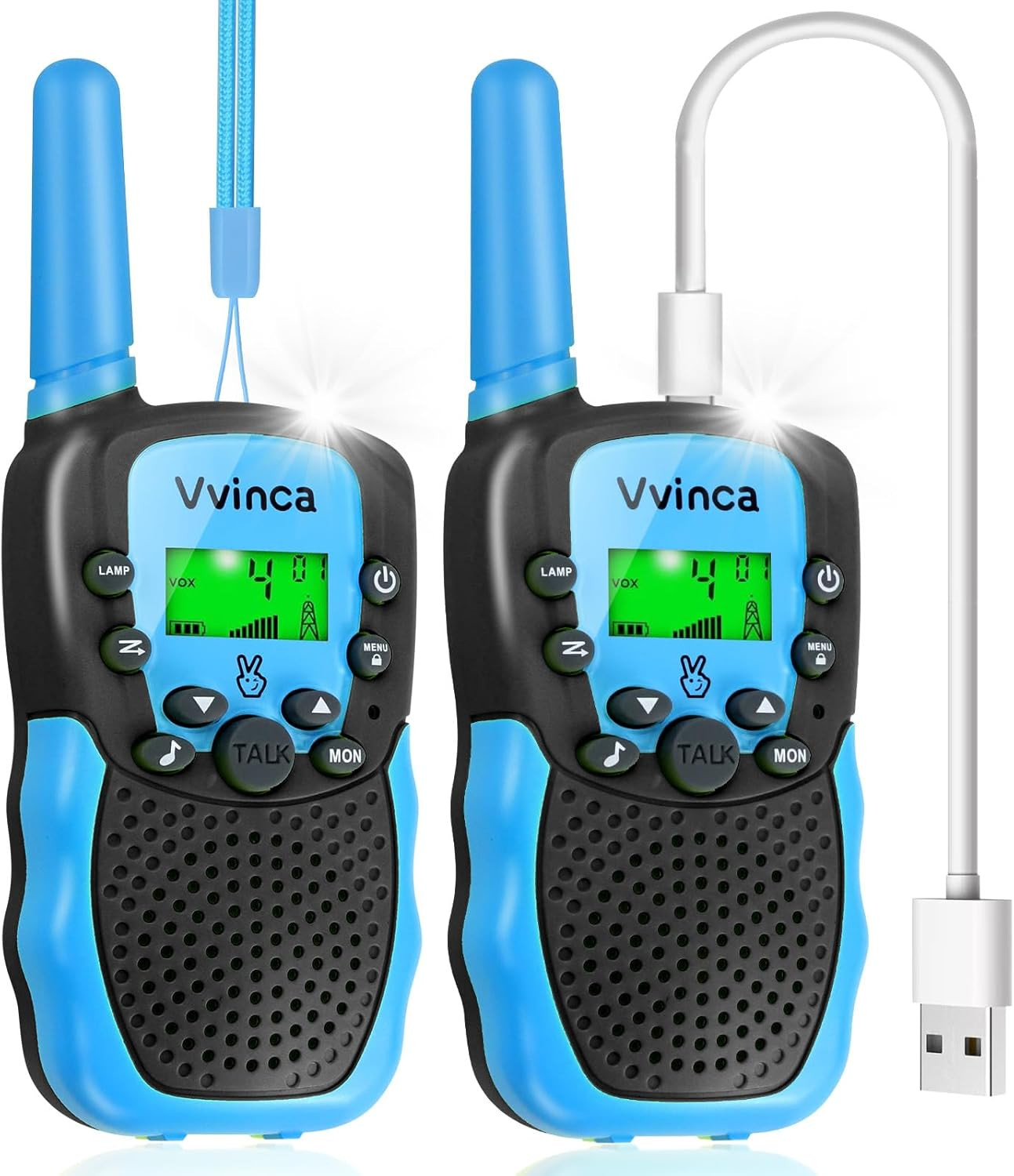 Vvinca Walkie Talkies Toys for Ages 5-7, Rechargeable Walkie Talkie Gifts for 3-12 Year Old Boy G... | Amazon (US)