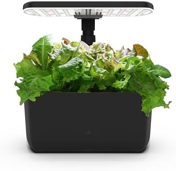 AeroGarden Harvest Lite in Black, Soil-Free Indoor Hydroponic Garden with LED Grow Light for Year... | Amazon (US)