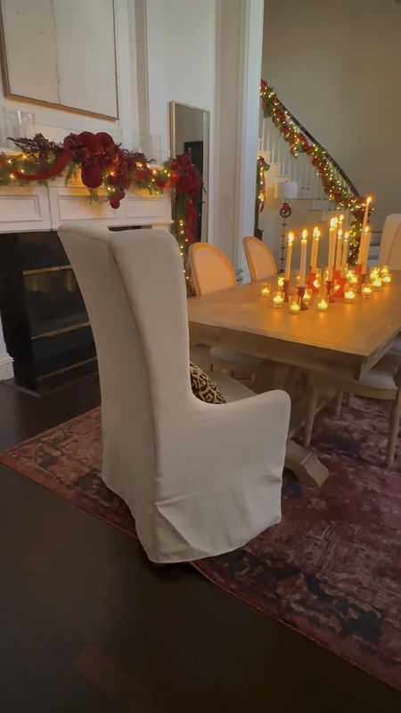 These dining room chairs are STURDY! And so comfortable. We linger around the dinner table now 

#LTKhome #LTKsalealert #LTKVideo