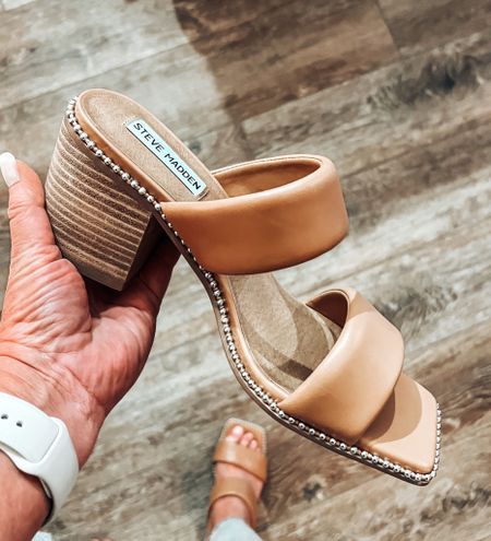 Steve Madden Harlee Sandals fits tts. And are mega comfortable!! 

Spring heels, Steve Madden, shoes, shoes addict, shoe obsessed, sandals  

#LTKshoecrush #LTKFind #LTKsalealert