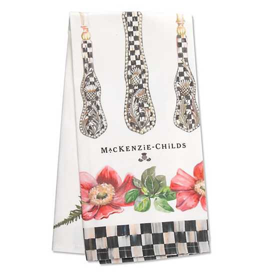MacKenzie-Childs | Knife, Fork & Spoon Dish Towel | MacKenzie-Childs