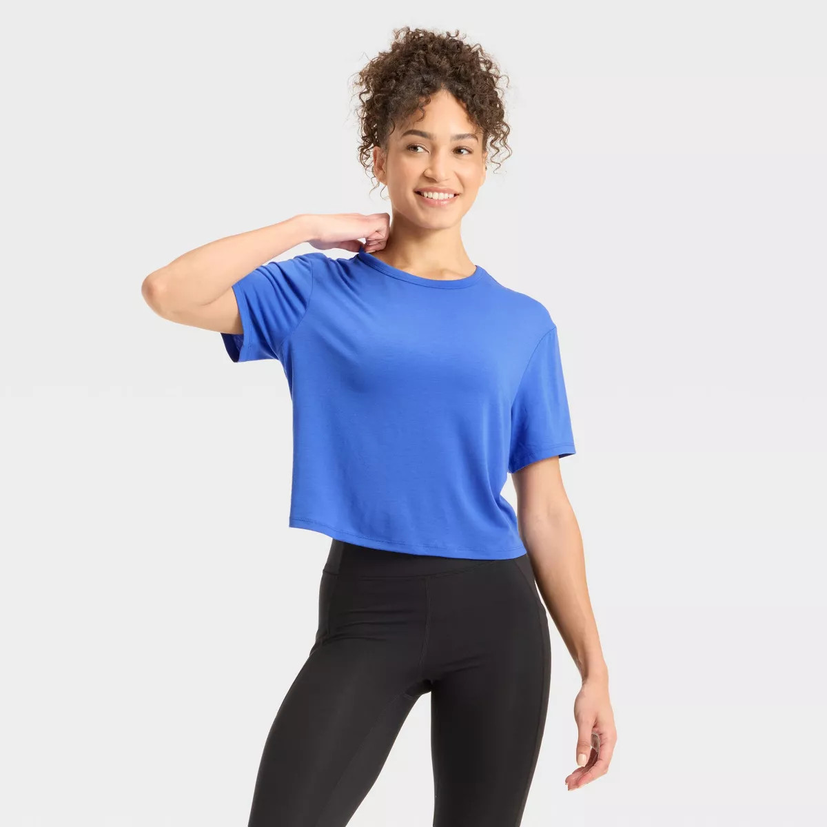 Women's Beyond Ease Crewneck Short Sleeve T-Shirt - All In Motion™ | Target