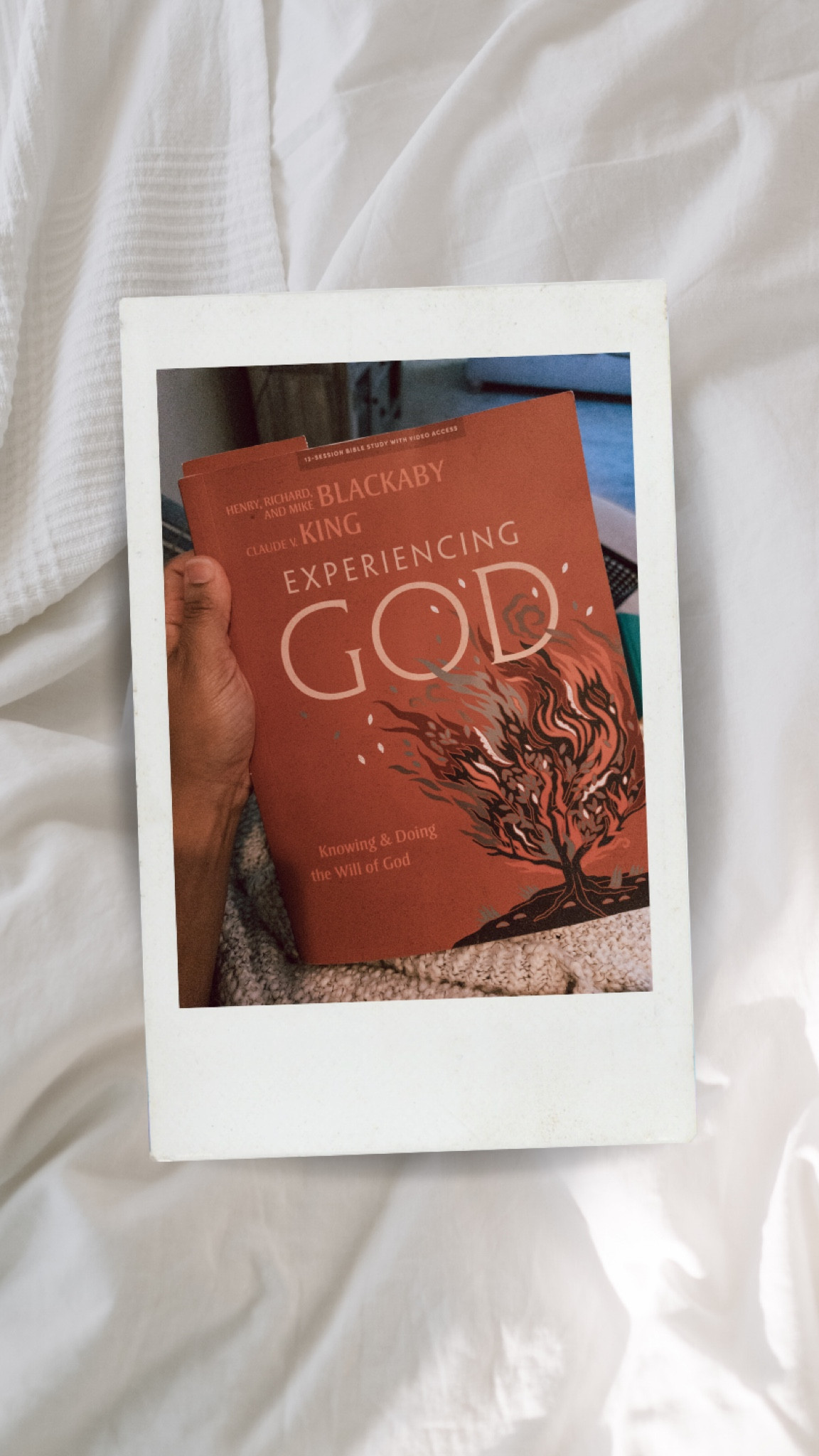 Started a 12 session Bible study called Experiencing God: Knowing and Doing the Will of God. 

Unit 1 has humbled me in such a beautiful way…if you are seeking to grow your relationship or deepen your intimacy with the Lord, I totally recommend. 

This is one that you can revisit time and time again. 
#BibleStudy #ExperiencingGod #GodsWill  
