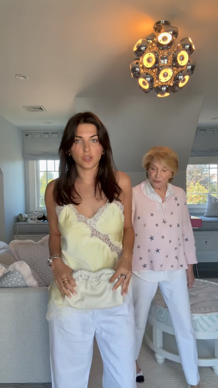 Styling the viral  silk lace top… and more!

#LTKFindsUnder100 #LTKSeasonal #LTKStyleTip