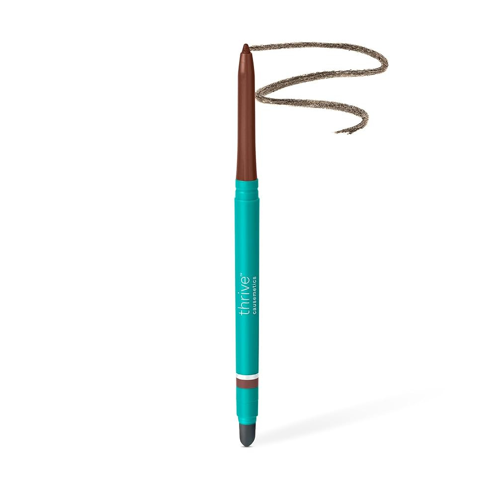 Thrive Causemetics Infinity Waterproof Eyeliner Pencil, Built In Sharpener & Smudge Tip, Long Las... | Amazon (US)