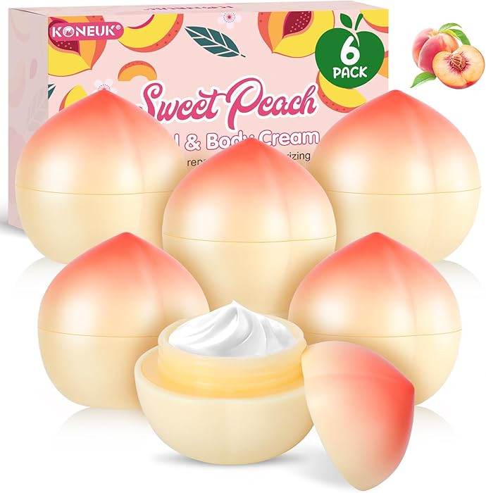 6 Pack Moisturizing Hand Cream Set, Small Gifts for Women, Bulk Hand Lotion for Dry Cracked Hands... | Amazon (US)