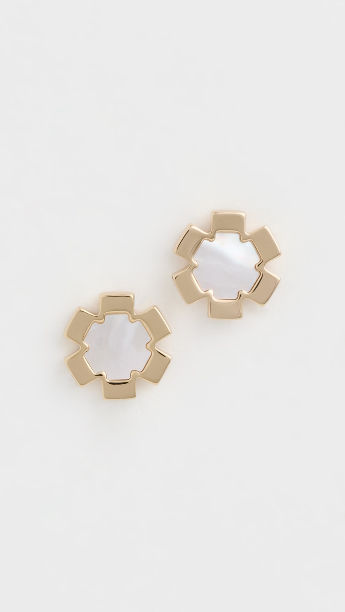 Forget Me Not Mother of Pearl Stud Earrings | Shopbop