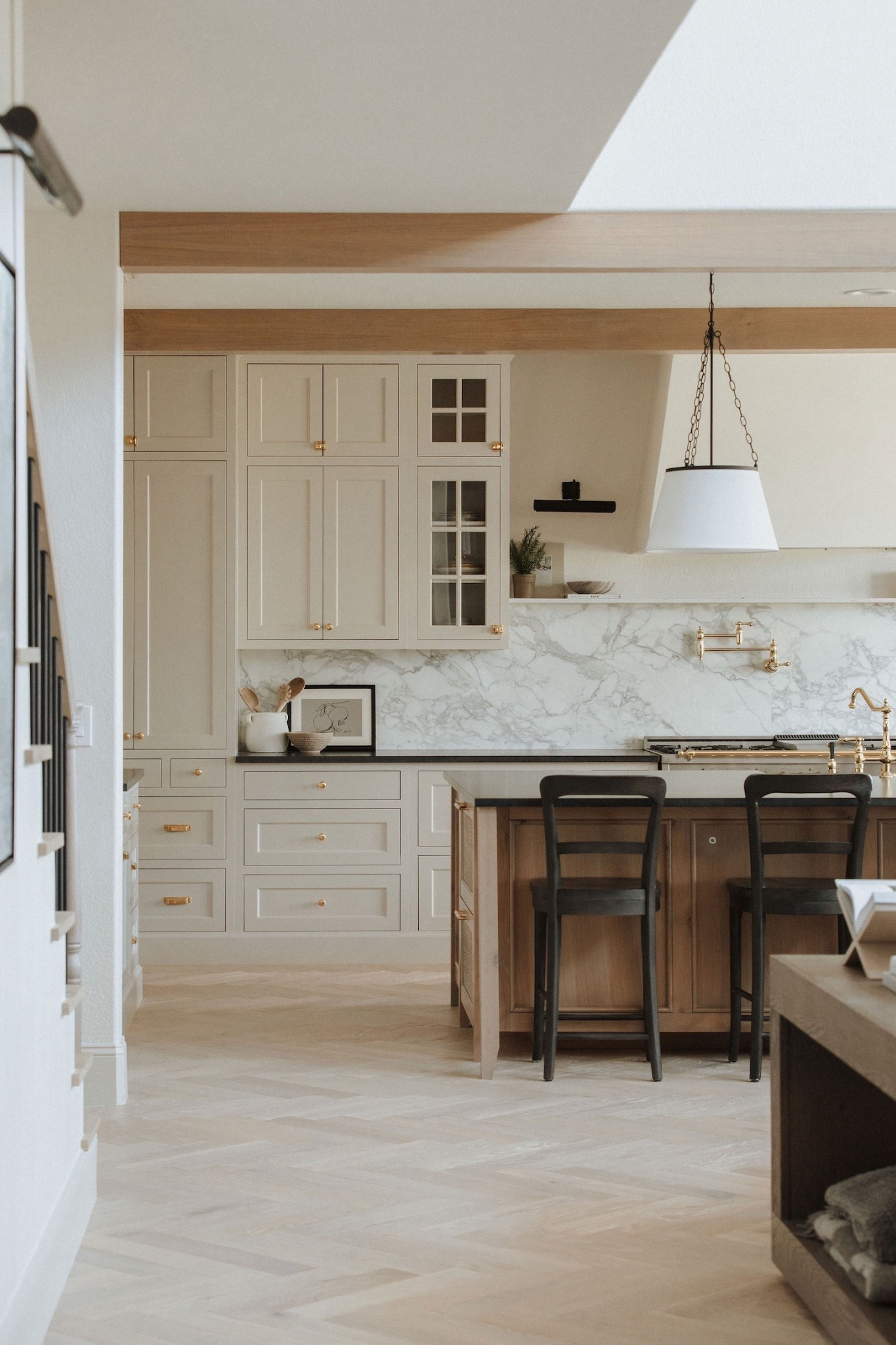 These kitchen barstools are so classic and bring such beautiful contrast to a light kitchen. The oversized pendant lights are some of my favorites. Kitchen goals. 

#LTKHome #LTKStyleTip #LTKSaleAlert