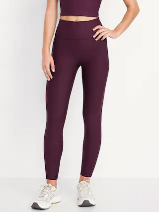 Extra-High Waisted PowerSoft Boundless 7/8 Pocket Leggings – No Front Seam | Old Navy (US)