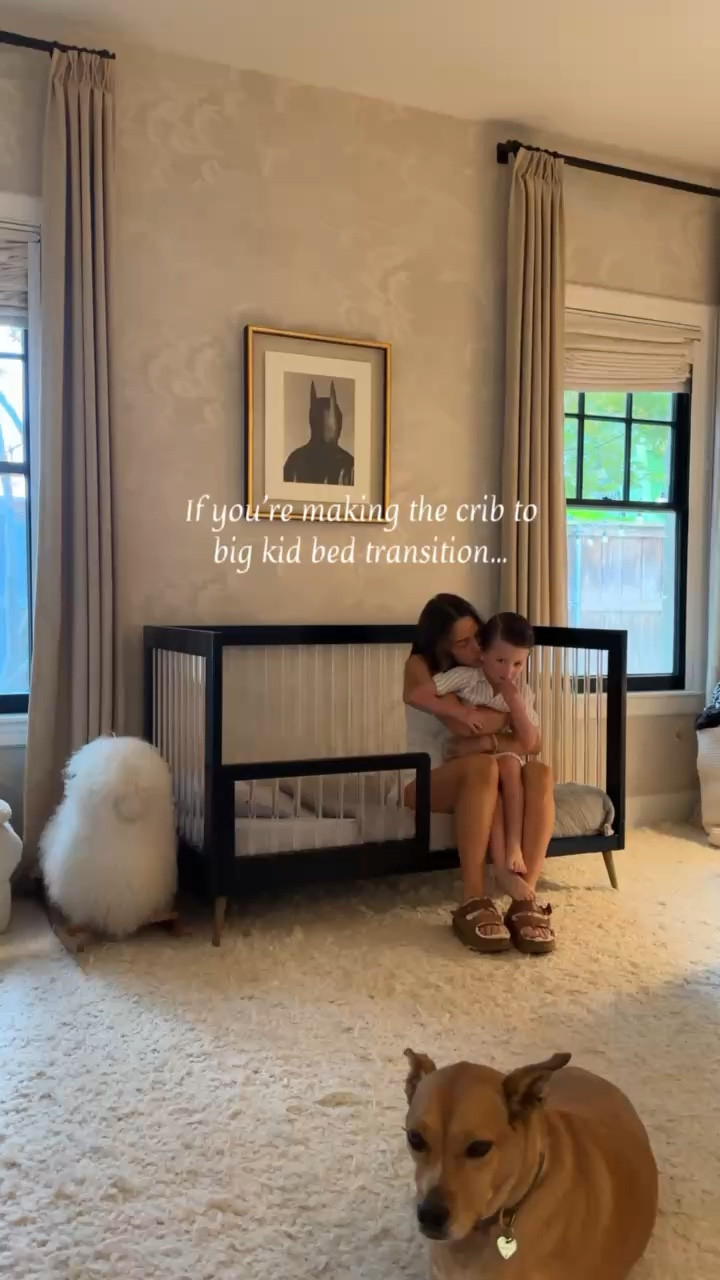 These were a game changer for Emmett's big boy bed transition! Use code: LAUREN75 for the mattress

Paint color: Sherwin Williams Retreat
Art by Emma Katherine 
Bathroom Paint color: Benjamin Moore Englewood Cliffs 

#LTKstorytime #LTKmomlife #LTKKids