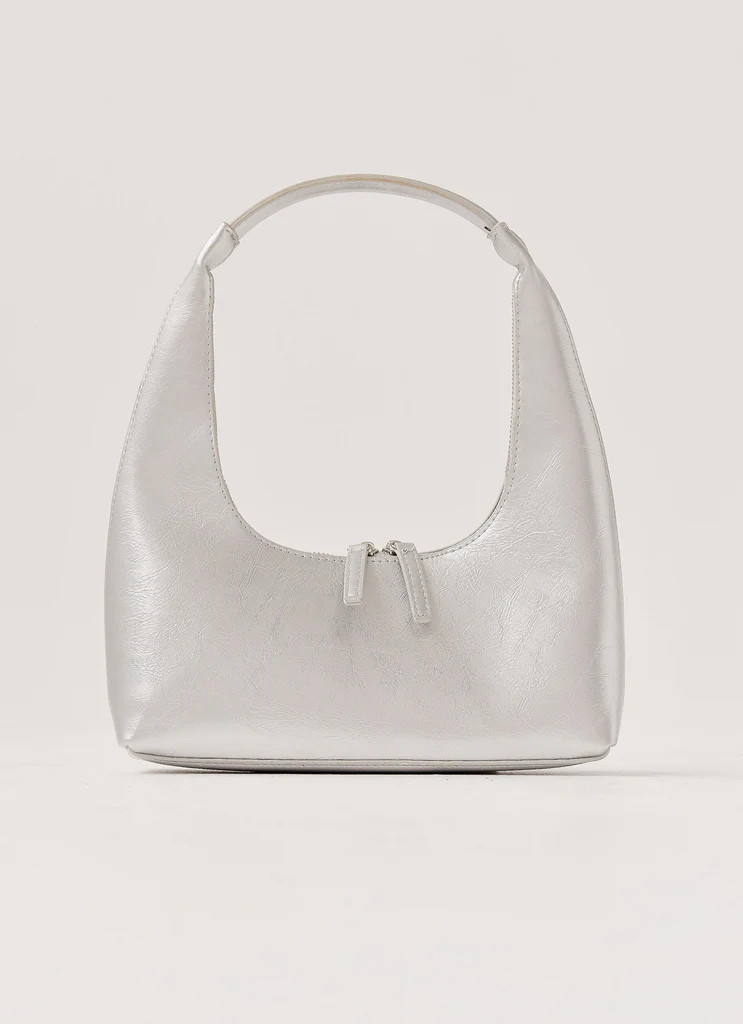 Jolie Shoulder Bag - Silver | Peppermayo (Global)