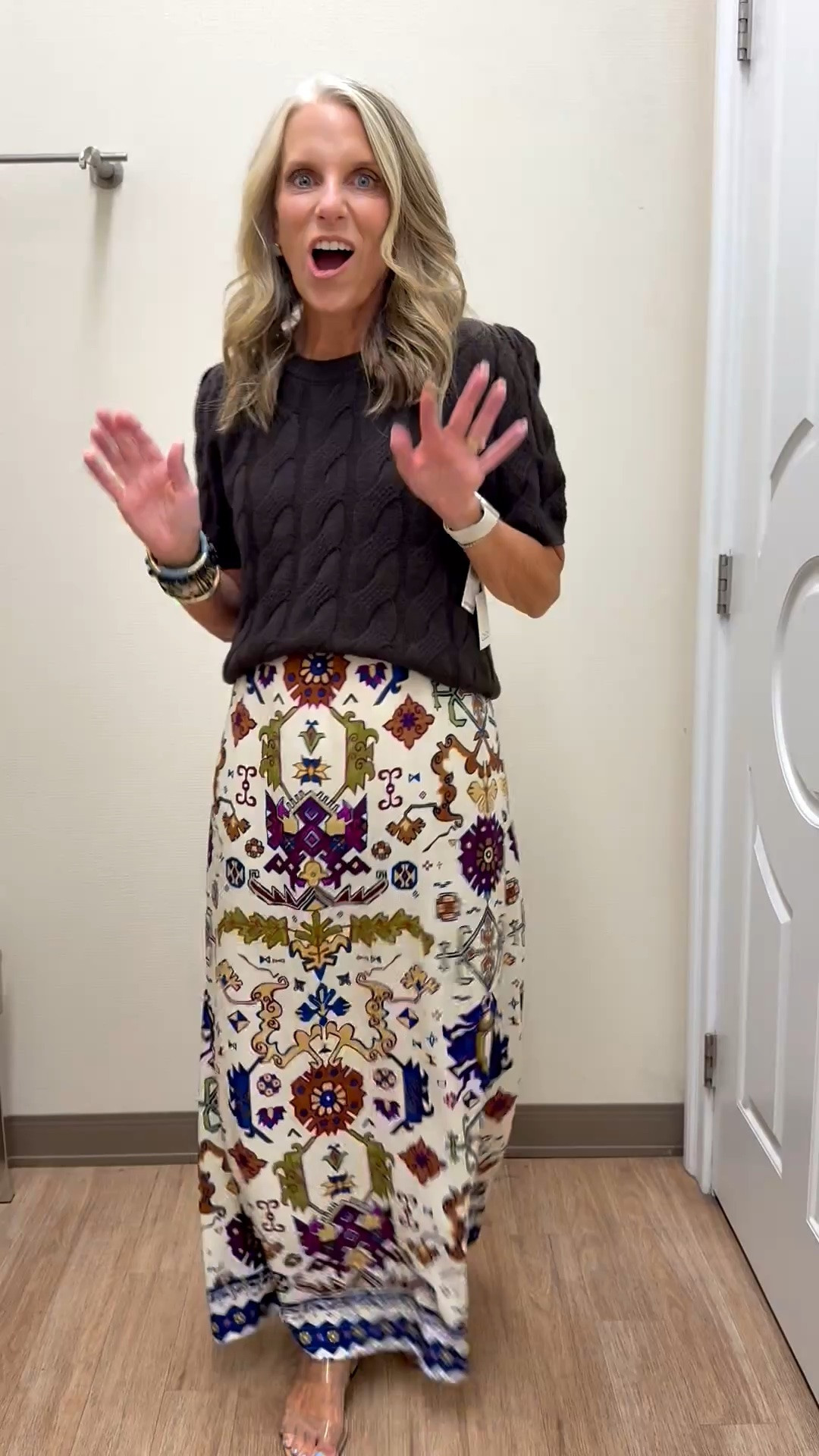 These sweaters are SO SOFT and the price is unbelievable. Wearing small in it and the dress. Need XS dress

#LTKgrwm #LTKootd #LTKOver40