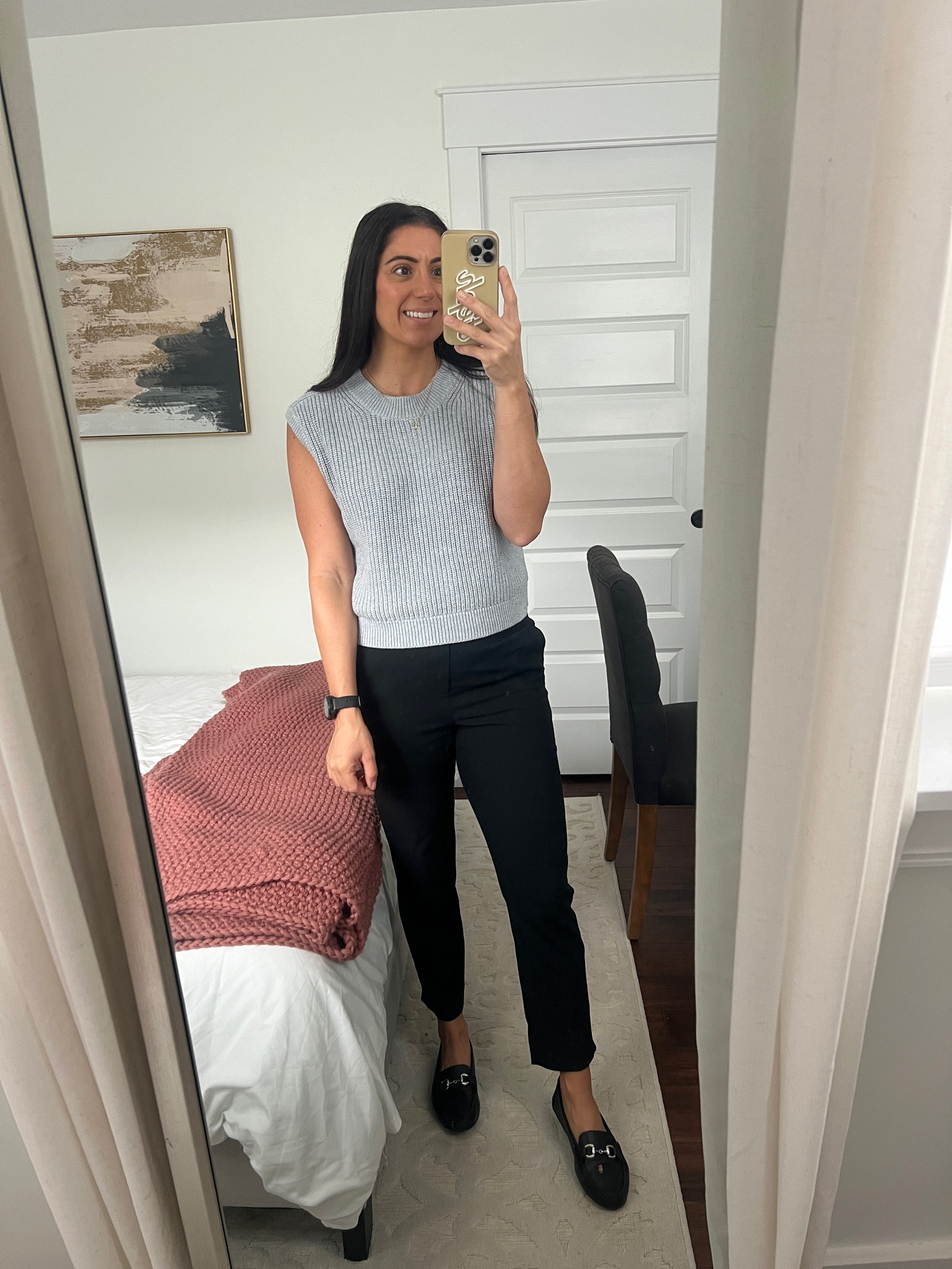 Work outfit


Sweater tank, work pants, driving loafers, work style, work clothes 




#LTKWorkwear #LTKFindsUnder100 #LTKShoeCrush