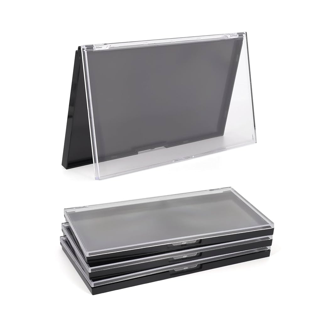 Magnetic Makeup Palette with Clear Top, 3Pack Empty Eyeshadow Pan Dispensing Storage Box with 60P... | Amazon (US)