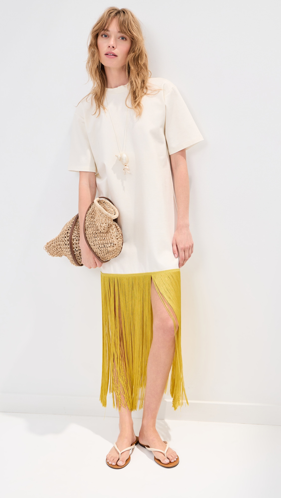 LE BOP Fringe Nico Dress Elderberry/Red S | Shopbop