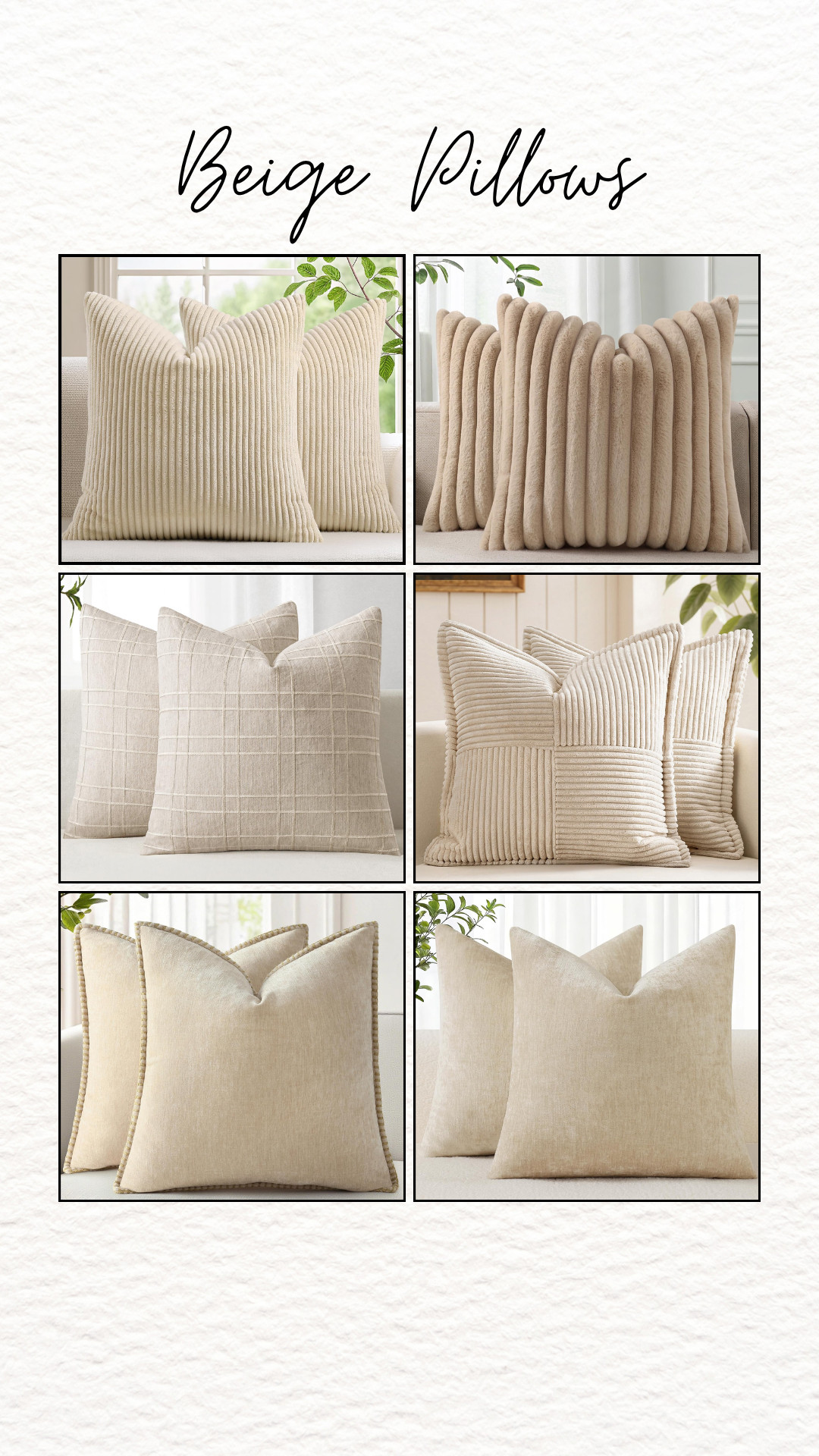 beige pillows, beige throw pillows, decorative beige pillows, neutral throw pillows, luxury beige pillows, modern pillow decor, beige couch pillows, cream throw pillows, chic decorative pillows, cozy home decor, beige living room decor, stylish throw pillows, neutral home accessories, textured beige pillows, aesthetic pillow decor, minimalist throw pillows, soft beige cushions, elegant pillow styling, modern home decor pillows, beige sofa pillows, contemporary throw pillows, affordable decorative pillows, luxury home decor, cozy living room accessories, neutral cushion covers, beige bed pillows, Scandinavian pillow decor, trendy throw pillows, warm neutral decor, beige accent pillows, farmhouse throw pillows, plush decorative pillows, pillow arrangement ideas, neutral living room inspiration, modern beige decor, soft home decor ideas, stylish cushion covers, elegant beige home accessories, contemporary cushion decor, cozy neutral interiors 

 #LTKHome