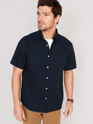 Regular Fit Everyday Poplin Shirt for Men | Old Navy (US)