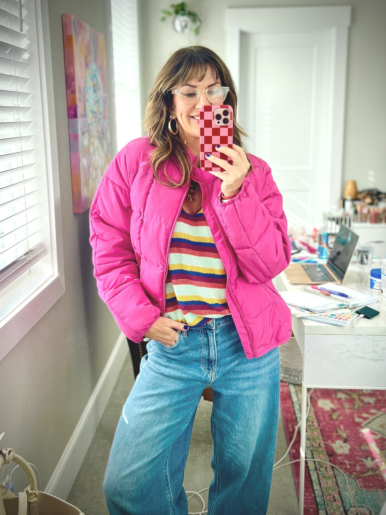 💕 A PINK puffy jacket is a must if you like compliments 😜. I get them everytime I wear this color! And a lot of these coats are on sale 🏷️  

#LTKgrwm #LTKValentine #LTKootd