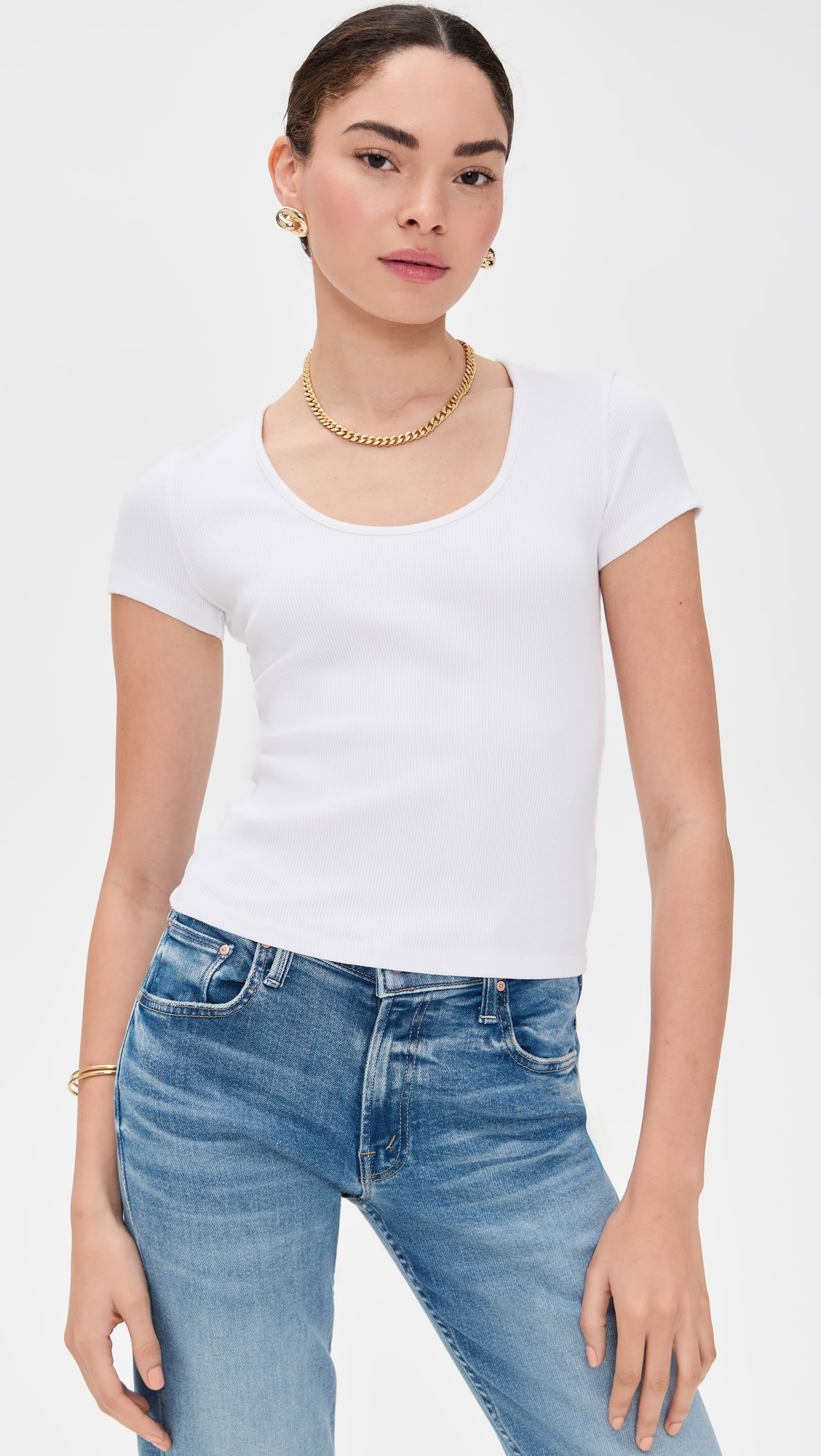 Brynlee Short Sleeve Scoop Neck Tee | Shopbop