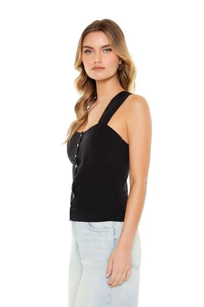 Sleeveless Snap-Button Top | Forever 21
