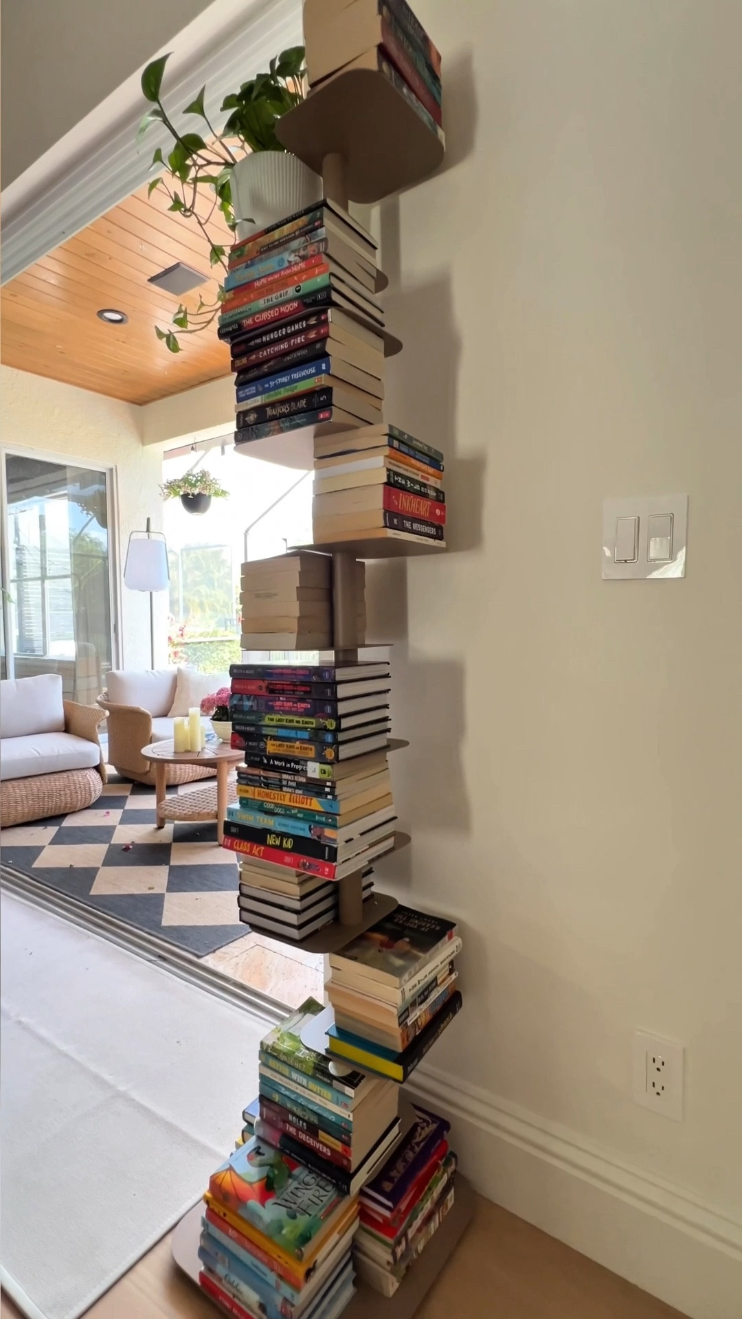 The kids’ books were just taking over the house. I would put them away and they would just magically reappear in our living room. So I finally decided we needed a cute book case that would aesthetically fit into our living room and this is it. Love that you can adjust the shelves however you want it. Key to keeping a tidy hole is having a hole for all the things and this is their books’ home  

#LTKWatchNow #LTKFamily #LTKHome