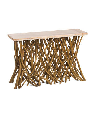 47in Calistan Onyx Console Table | TJ Maxx