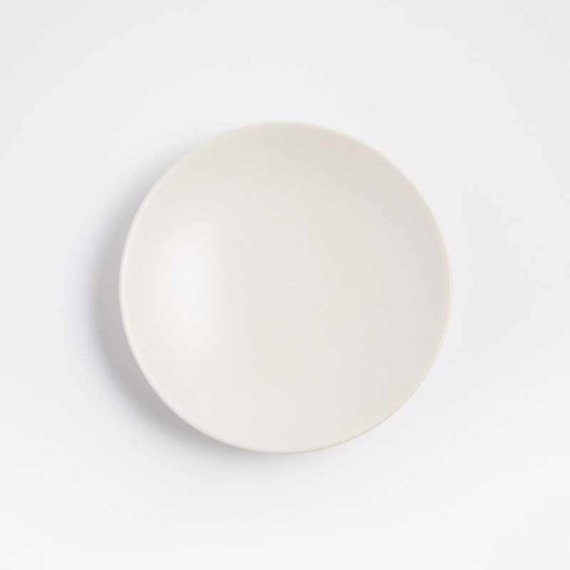 Craft Linen Stoneware Appetizer Plate + Reviews | Crate & Barrel | Crate & Barrel