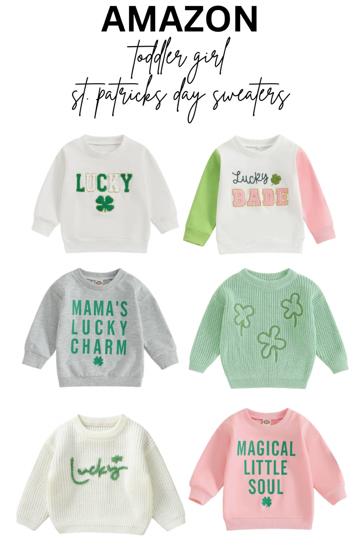 Amazon Toddler Girl St. Patrick’s Day Sweaters

#LTKkids #LTKfamily #LTKSeasonal